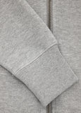 BLUZA ROZPINANA Z KAPTUREM  SMALL LOGO PREMIUM PIQUE SZARA - kup z Pit Bull West Coast Oficjalny Sklep 