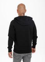 BLUZA ROZPINANA Z KAPTUREM  SMALL LOGO PREMIUM PIQUE CZARNA - kup z Pit Bull West Coast Oficjalny Sklep 