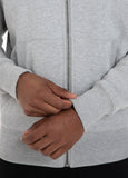 BLUZA ROZPINANA Z KAPTUREM  SMALL LOGO SZARA MLG - kup z Pit Bull West Coast Oficjalny Sklep 