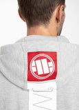 BLUZA ROZPINANA Z KAPTUREM HILLTOP 21 SZARY MLG - kup z Pit Bull West Coast Oficjalny Sklep 