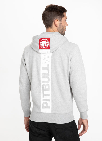BLUZA ROZPINANA Z KAPTUREM HILLTOP 21 SZARY MLG - kup z Pit Bull West Coast Oficjalny Sklep 