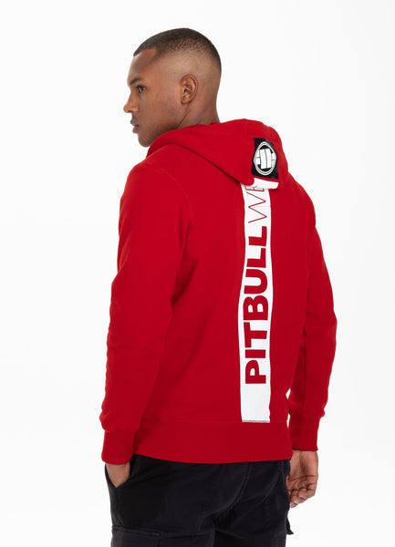BLUZA ROZPINANA Z KAPTUREM  HILLTOP 2 CZERWONY - kup z Pit Bull West Coast Oficjalny Sklep 