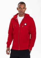 BLUZA ROZPINANA Z KAPTUREM  HILLTOP 2 CZERWONY - kup z Pit Bull West Coast Oficjalny Sklep 