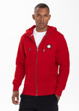 BLUZA ROZPINANA Z KAPTUREM  HILLTOP 2 CZERWONY - kup z Pit Bull West Coast Oficjalny Sklep 