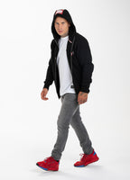 BLUZA ROZPINANA Z KAPTUREM  HILLTOP 2 CZARNA - kup z Pit Bull West Coast Oficjalny Sklep 