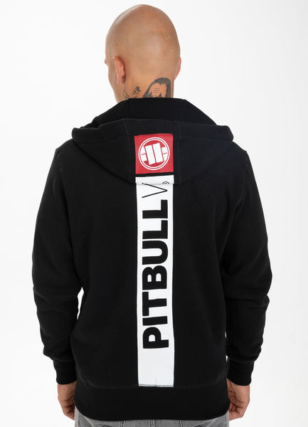 BLUZA ROZPINANA Z KAPTUREM  HILLTOP 2 CZARNA - kup z Pit Bull West Coast Oficjalny Sklep 