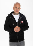 BLUZA ROZPINANA Z KAPTUREM  HILLTOP 2 CZARNA - kup z Pit Bull West Coast Oficjalny Sklep 