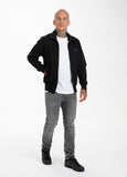 BLUZA ROZPINANA SMALL LOGO PREMIUM PIQUE CZARNA - kup z Pit Bull West Coast Oficjalny Sklep 