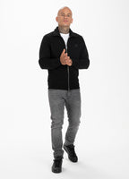 BLUZA ROZPINANA SMALL LOGO PREMIUM PIQUE CZARNA - kup z Pit Bull West Coast Oficjalny Sklep 