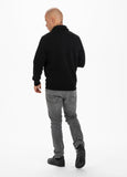BLUZA ROZPINANA SMALL LOGO PREMIUM PIQUE CZARNA - kup z Pit Bull West Coast Oficjalny Sklep 