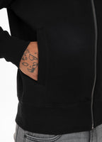 BLUZA ROZPINANA SMALL LOGO PREMIUM PIQUE CZARNA - kup z Pit Bull West Coast Oficjalny Sklep 