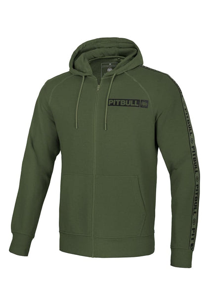 Bluza rozpinana z kapturem DANDRIDGE Oliwkowa - kup z Pit Bull West Coast Oficjalny Sklep 