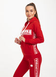 Bluza damska z kapturem BOXING FRENCH TERRY Czerwona - kup z Pit Bull West Coast Oficjalny Sklep 