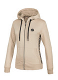 Bluza damska rozpinana z kapturem DAISY French Terry Piaskowa - kup z Pit Bull West Coast Oficjalny Sklep 