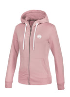 Bluza damska rozpinana z kapturem JASMINE French Terry Różowa - kup z Pit Bull West Coast Oficjalny Sklep 