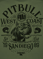 Bluza Crewneck SAN DIEGO 89 Oliwkowa - kup z Pit Bull West Coast Oficjalny Sklep 