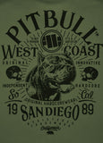 Bluza Crewneck SAN DIEGO 89 Oliwkowa - kup z Pit Bull West Coast Oficjalny Sklep 