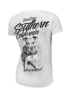Damska koszulka lycra SO CAL 18 Biała - kup z Pit Bull West Coast Oficjalny Sklep