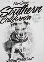 Damska koszulka lycra SO CAL 18 Biała - kup z Pit Bull West Coast Oficjalny Sklep