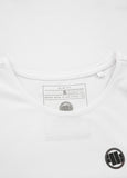 Damska koszulka lycra slim fit SMALL LOGO Biała - kup z Pit Bull West Coast Oficjalny Sklep