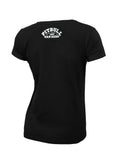 Damska koszulka lycra UNIVERSITY LOGO Czarna - kup z Pit Bull West Coast Oficjalny Sklep