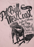 Damska koszulka DOGGY Różowa - kup z Pit Bull West Coast Oficjalny Sklep 