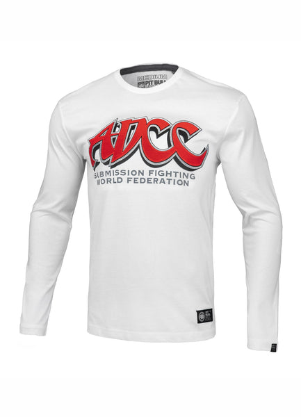 Koszulka Longsleeve ADCC 2021 Biała - Pitbullstore.pl