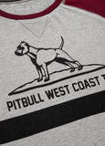 Longsleeve Heavyweight CALIFORNIA Szary/Burgundowy - kup z Pit Bull West Coast Oficjalny Sklep 