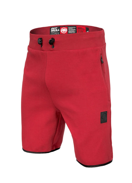 Szorty Dresowe CLANTON Czerwone - Pitbullstore.pl
