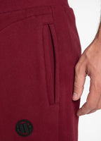 SPODNIE DRESOWE SMALL LOGO BURGUNDOWE - kup z Pit Bull West Coast Oficjalny Sklep 
