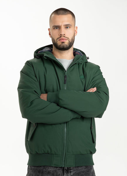 Kurtka z kapturem Harbison Zielona - kup z Pit Bull West Coast Oficjalny Sklep 