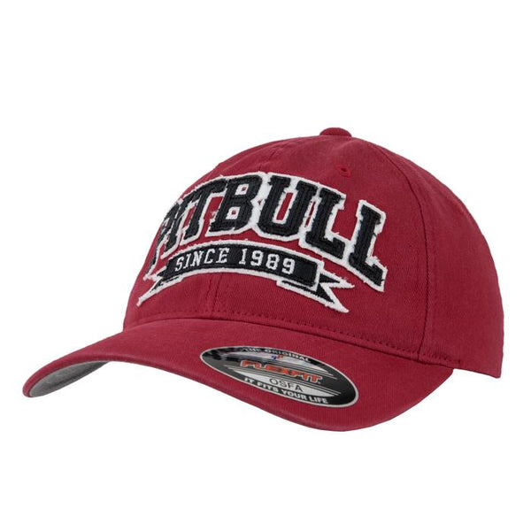 CZAPKA FULL CAP PITBULL CZERWONA - kup z Pit Bull West Coast Oficjalny Sklep
