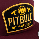 CZAPKA SNAPBACK MESH DOGS BURGUND - kup z Pit Bull West Coast Oficjalny Sklep
