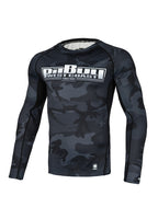 Rashguard longsleeve fitted BOXING Czarne Camo - kup z Pit Bull West Coast Oficjalny Sklep 