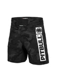 Długie Spodenki Treningowe NET HILLTOP All Black Camo - kup z Pit Bull West Coast Oficjalny Sklep 