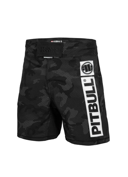 Długie Spodenki Treningowe NET HILLTOP All Black Camo - kup z Pit Bull West Coast Oficjalny Sklep 