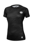 Koszulka Techniczna Damska Mesh SHU SMALL LOGO Czarna - kup z Pit Bull West Coast Oficjalny Sklep 