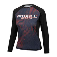 Longsleeve Rashguard damski Mesh Performance Pro plus Iron Logo