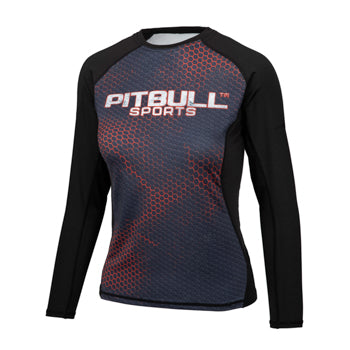 Longsleeve Rashguard damski Mesh Performance Pro plus Iron Logo