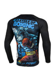 Rashguard longsleeve fitted MASTER OF BOXING Czarny - kup z Pit Bull West Coast Oficjalny Sklep 
