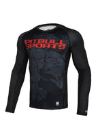 Rashguard longsleeve fitted MASTER OF MUAY THAI Czarny - kup z Pit Bull West Coast Oficjalny Sklep 