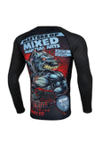 Rashguard longsleeve fitted MASTER OF MMA Czarny - kup z Pit Bull West Coast Oficjalny Sklep 
