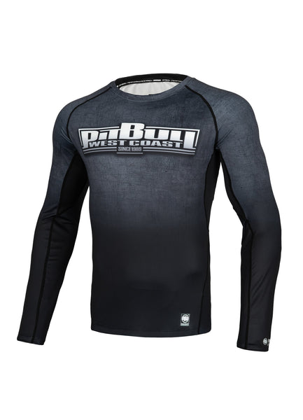 Rashguard longsleeve fitted SCRATCH Szary - kup z Pit Bull West Coast Oficjalny Sklep 