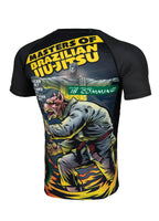 Rashguard fitted MASTER OF BJJ Czarny - kup z Pit Bull West Coast Oficjalny Sklep 