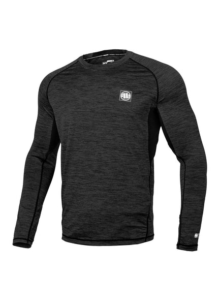 Rashguard Longsleeve Performance SMALL LOGO Charcoal - kup z Pit Bull West Coast Oficjalny Sklep 