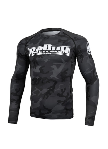 Longsleeve Rashguard All Black Camo