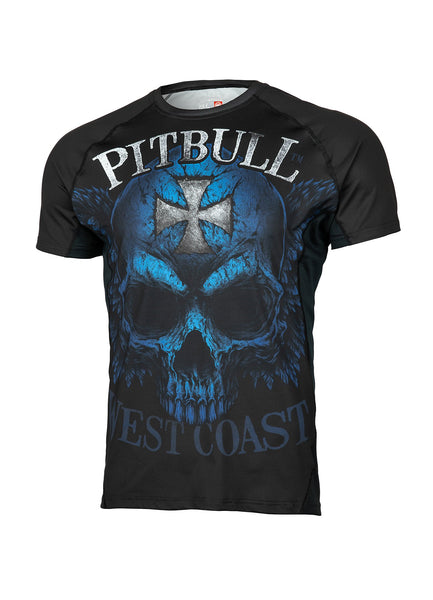RASHGUARD PERFORMANCE BLUE SKULL - kup z Pit Bull West Coast Oficjalny Sklep