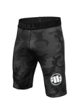 Spodenki kompresyjne All Black Camo