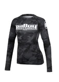 Longsleeve Rashguard damski All Black Camo